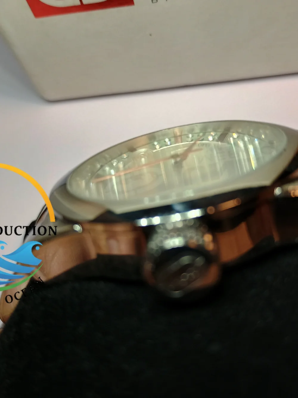 New Rare ! Marc Ecko Men's Silver Stainless Steel Watch with Engraved Dial